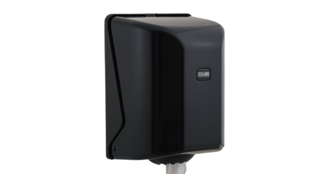 Centerfeed Wiper Paper Towel Dispenser, schwarz