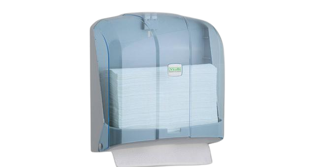 C-V Folded Paper Towel Dispenser - Für 400 Blatt, Transparent