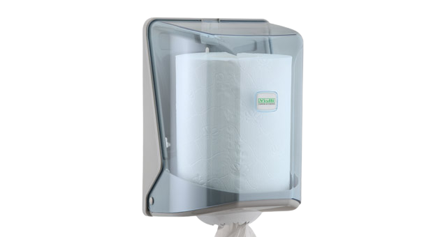Centerfeed Wiper Paper Towel Dispenser, transparent