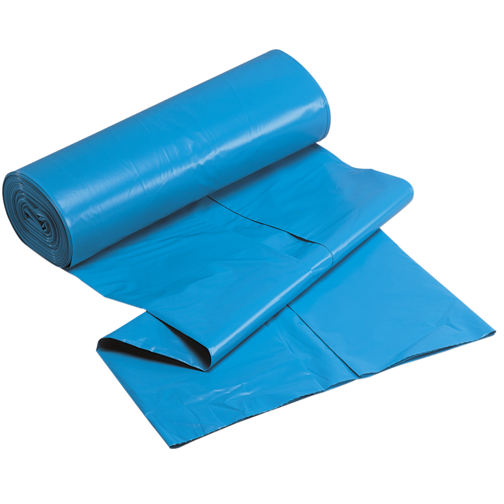 LDPE Müllbeutel Typ 100, 120 L, Blau